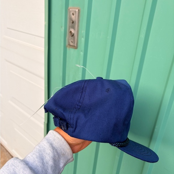 RARE vintage BENTLEY trucker hat blue embroided - Picture 3 of 7